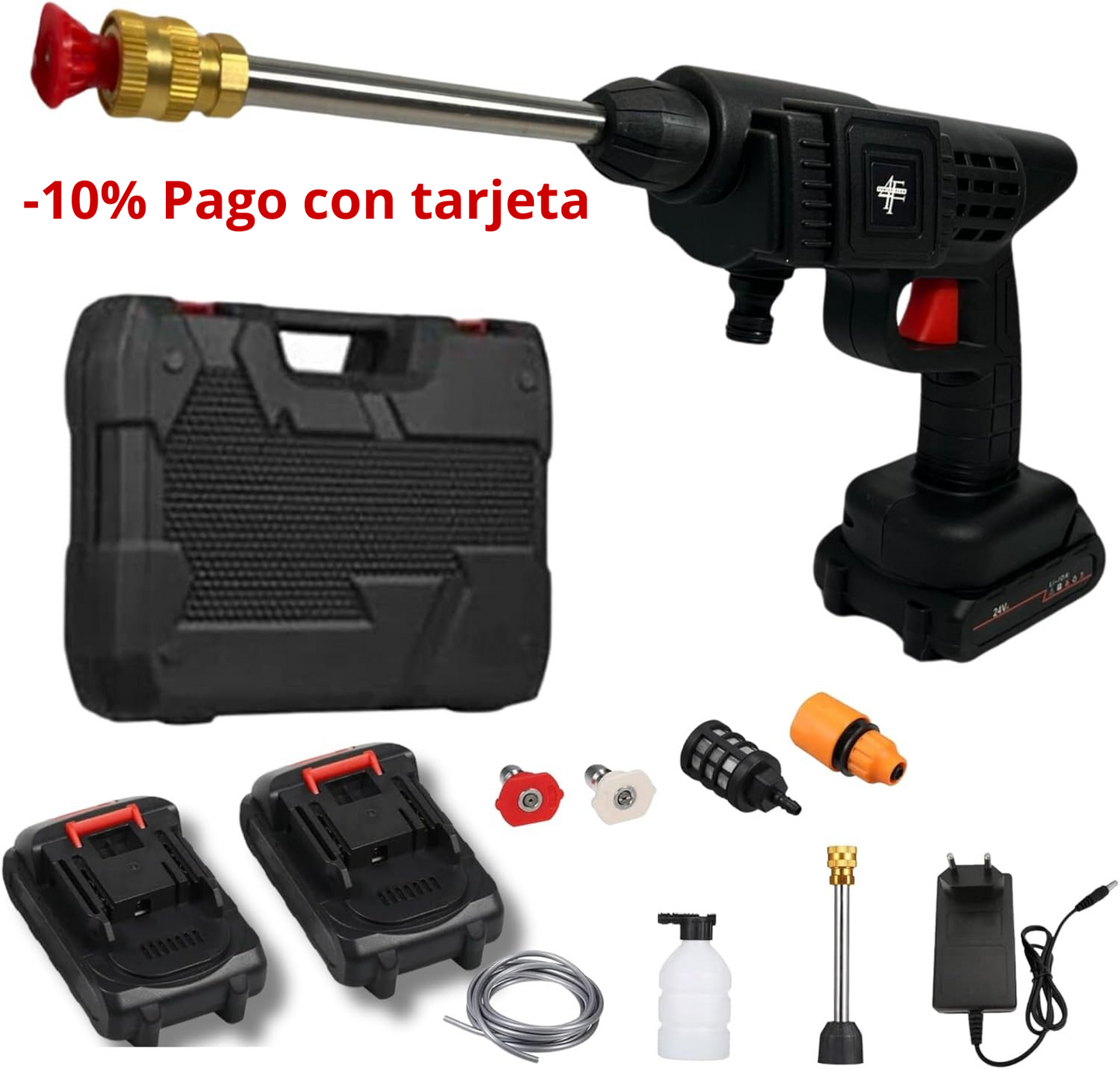Pistola a alta presión profesional portátil